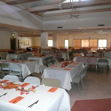 Clubhouse interior, designed for community events, gatherings, and activities, fostering a sense of belonging at Lakeview Village in Citrus Heights, CA.